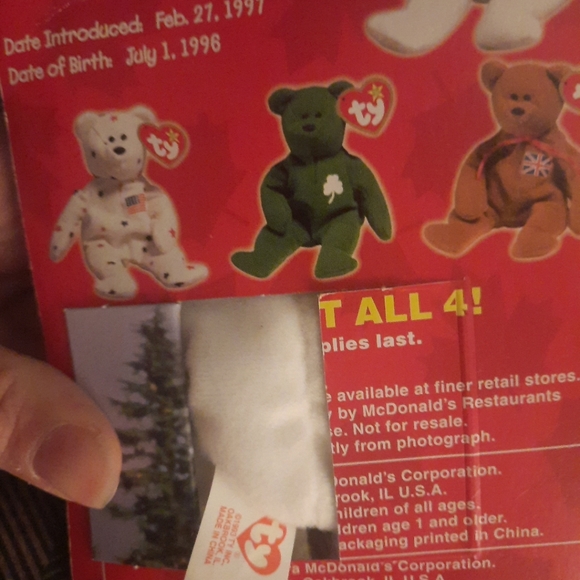 MAPLE THE Bear ty beanie baby - Picture 3 of 3